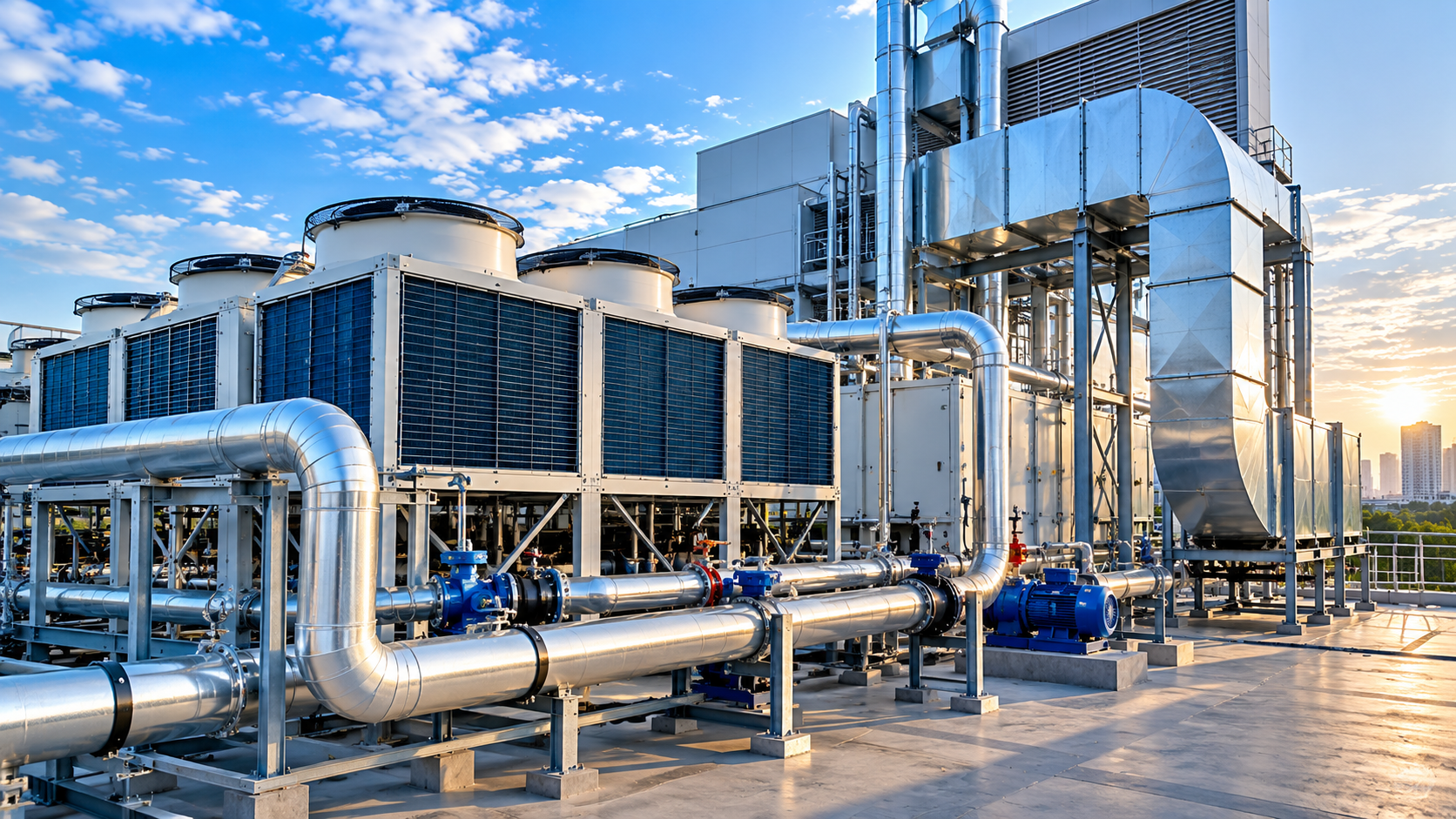 Commercial HVAC and building engineering systems