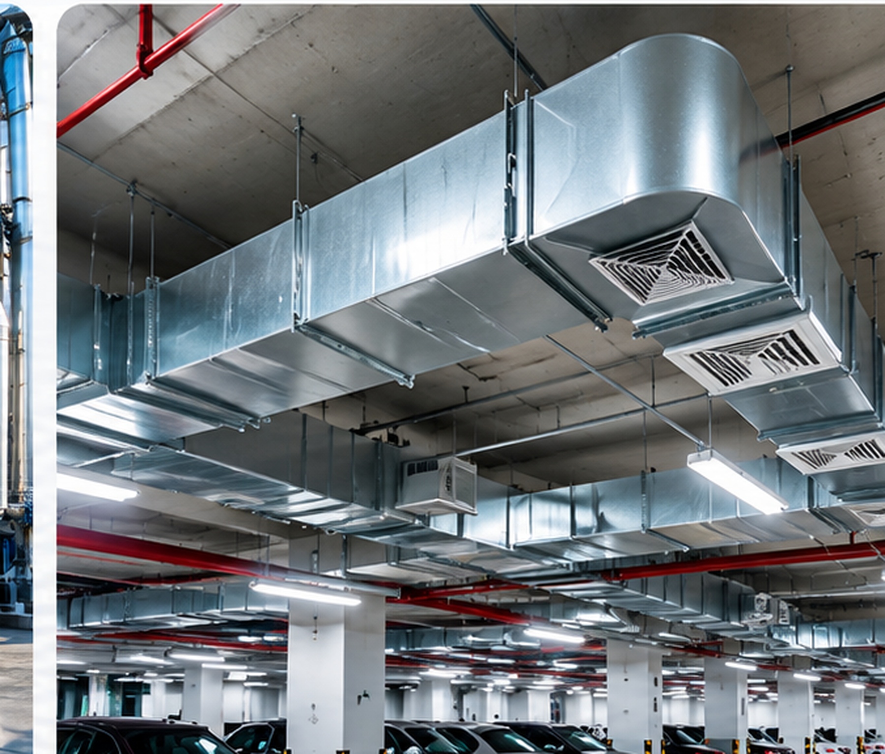 HD commercial ventilation ductwork system